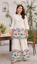 Embroidered Folk Co-Ord Set – Elegant Cotton Blend Co-Ord Set